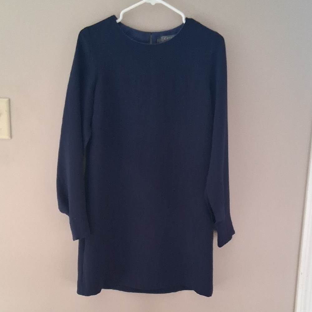 Cotelac Navy Dress Size 1 Long Sleeves